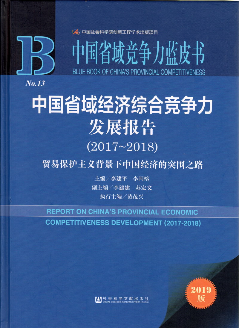 啊啊啊啊操逼淫话视频中国省域经济综合竞争力发展报告（2017-2018）